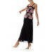 MORPHEW ATELIER Black & Pink Chiffon Chanel Inspired Gown Made With 1980S Ribbon Lace