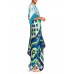 MORPHEW COLLECTION Bias Cut Vintage Geometric Print Scarf Kaftan Dress